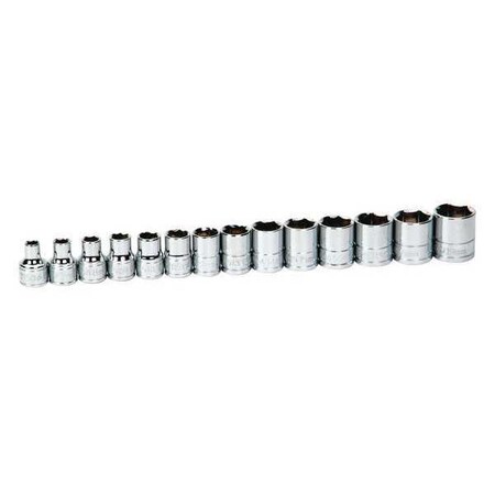 Standard Socket Set 3/8"D 6Pt 14pcs. by USA Williams Sockets