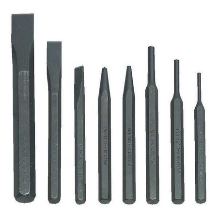 Punch and Chisel Set 8pcs. by USA Williams Chisels