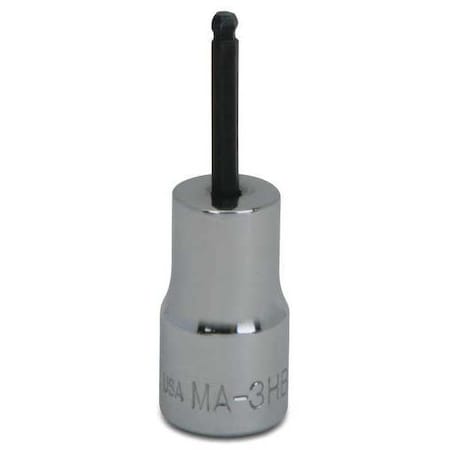 Hex Ball Bit .875 Long 3/16" D by USA Williams Sockets