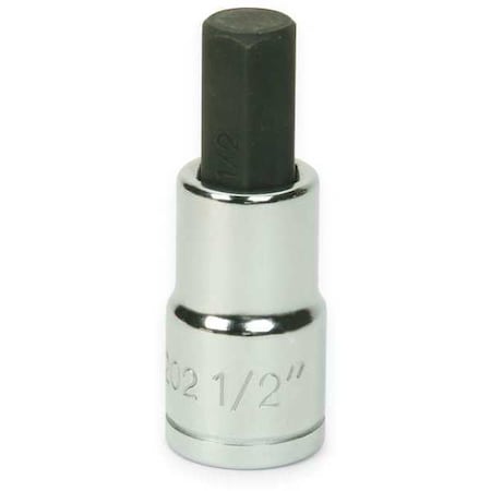 Hex Bit Socket 1/2" D 9/16" Min. Qty 10 by USA Williams Sockets