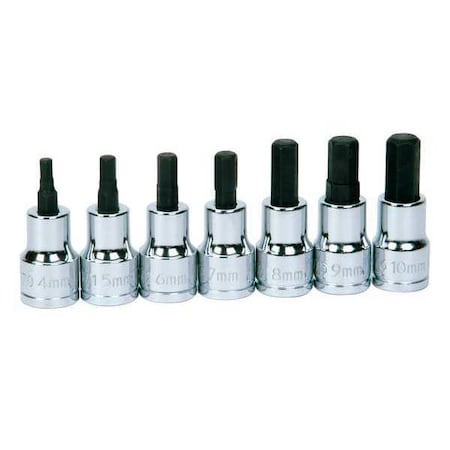 Socket Set 3/8" D 7 pcs. by USA Williams Sockets