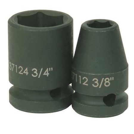 Standard Impact Socket 1/2"D 6Pt 1 1/16" Min. Qty 10 by USA Williams Sockets