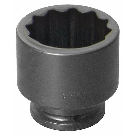 Impact Socket 1 1/2" D 3" 12Pt by USA Williams Sockets