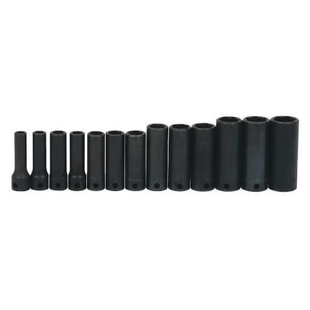 Deep Impact Socket Set 3/8"D 6Pt 13pcs. by USA Williams Sockets