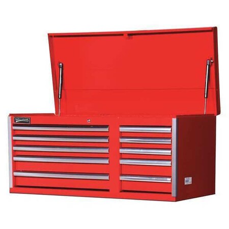 Roller Cabinet 42" Red 11 Drawer by USA Williams Rolling & Combination Cabinets & Carts