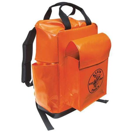 Lineman Backpack Orange by USA Klein Soft Sided Tool Storage Products