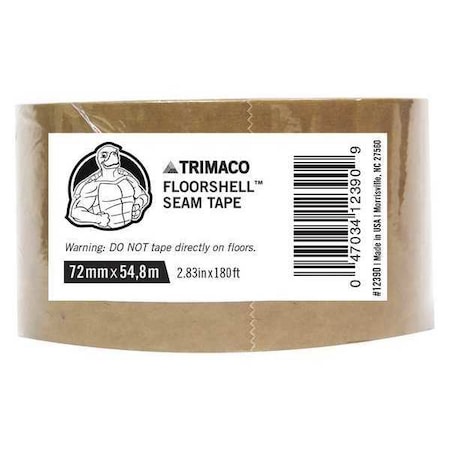 Floorshell Seam Tape 2.83"x180 ft. PK12 by USA Floorshell Carpet Installation Tools