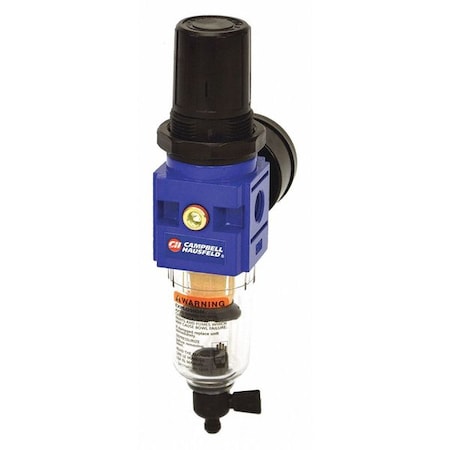 Mini Filter/Regualtor 1/4" NPT by USA Campbell Hausfeld Pneumatic Modular FRL Accessories