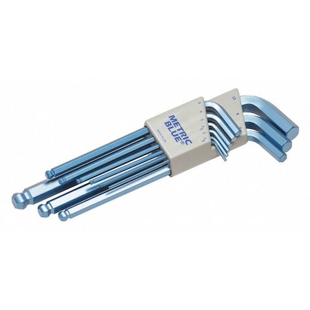 Metric Hex Key M1.5 10 Grey by USA Metric Blue Hex Key Sets