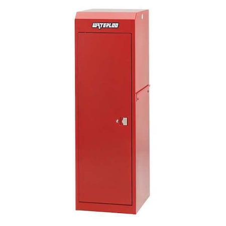Full Height Side Locker Red by USA Waterloo Rolling & Combination Cabinets & Carts