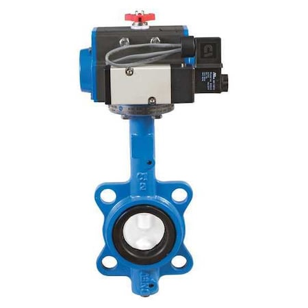 Pneumatic Double Acting Butterfly NSF 2 by USA Bonomi Pneumatic Flow Control Valves