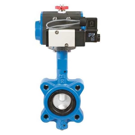 Pneumatic Double Acting Butterly NSF Type DAN501N C1 21/2 by USA Bonomi Pneumatic Flow Control Valves