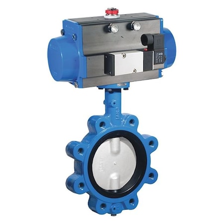 Pneumatic Spring Return Butterfly NSF Type SRN501N C1 21/2 by USA Bonomi Pneumatic Flow Control Valves