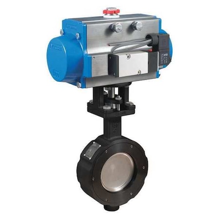 Pneumatic Actuated CS Butterfly Valve by USA Bonomi Pneumatic Flow Control Valves