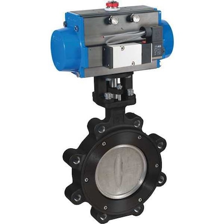 Pneumatic Actuated CS Butterfly Valve Type DA8101 C1 3 by USA Bonomi Pneumatic Flow Control Valves