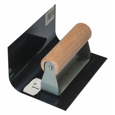 Cove Trowel 6" L x 3" Wx4" H w/1" Radius by USA Midwest Rake Concrete Trowels