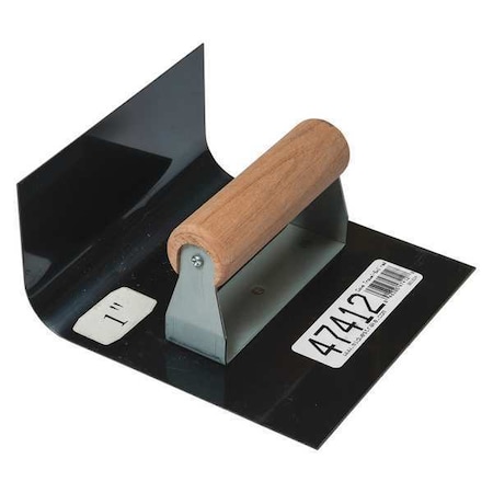 Cove Trowel 6" L x3" W x6" H w/1" Radius by USA Midwest Rake Concrete Trowels
