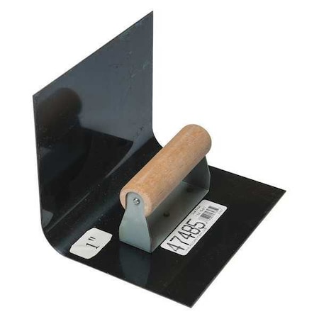 Cove Trowel 7 1/2"L x5 3/4"W x6"H 1" Rad by USA Midwest Rake Concrete Trowels