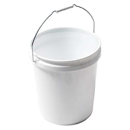 Project Bucket 5 gal. White by USA Midwest Rake Asphalt Tools