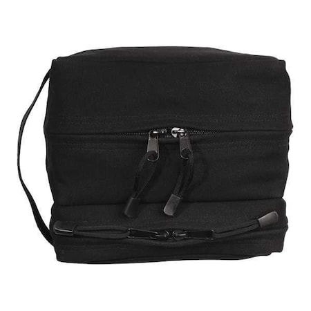 Canvas Dual Compartment Travel Kit Black Min. Qty 2 by USA Rothco Soft Sided Tool Storage Products