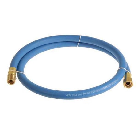 1/2" ID x 3 ft. EPDM Air Hose 250 psi BL by USA Zoro Air Compressor Multipurpose Air Hoses
