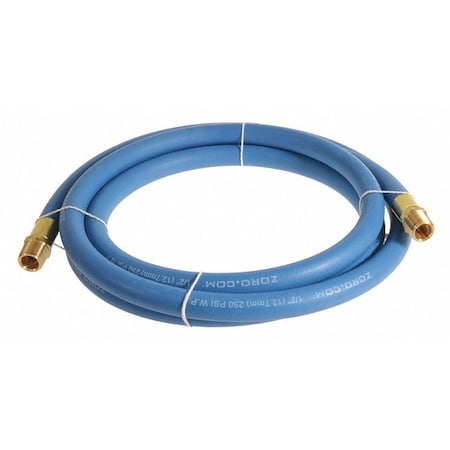 1/2" ID x 10 ft. EPDM Air Hose 250 psi BL Type ZPL050 10 11 by USA Zoro Air Compressor Multipurpose Air Hoses