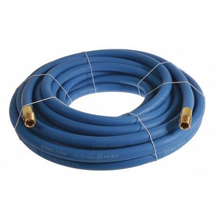 1/2" ID x 100 ft. EPDM Air Hose 250 psi BL Type ZPL050 100 11 by USA Zoro Air Compressor Multipurpose Air Hoses