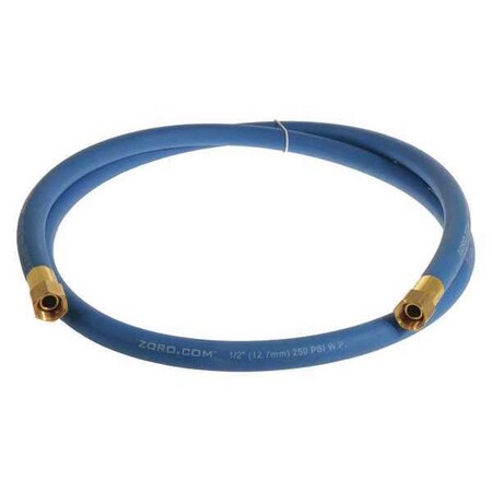 1/2" ID x 10 ft. EPDM Air Hose 250 psi BL Type ZPL050 10 41 by USA Zoro Air Compressor Multipurpose Air Hoses