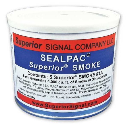 Small Smoke Candles 30 sec. PK5 Min. Qty 4 by Superior Smoke in US