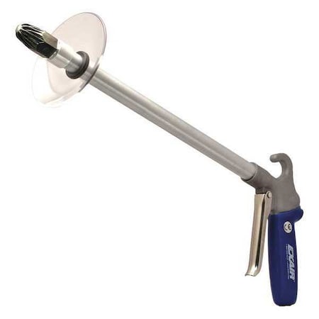 Safety Air Gun 35 CFM 24" Ext Shield by USA Exair Air Guns