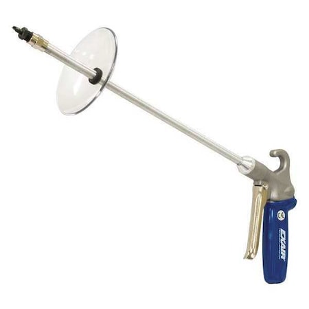 Safety Air Gun 4.9 CFM 24" Ext Shield by USA Exair Air Guns