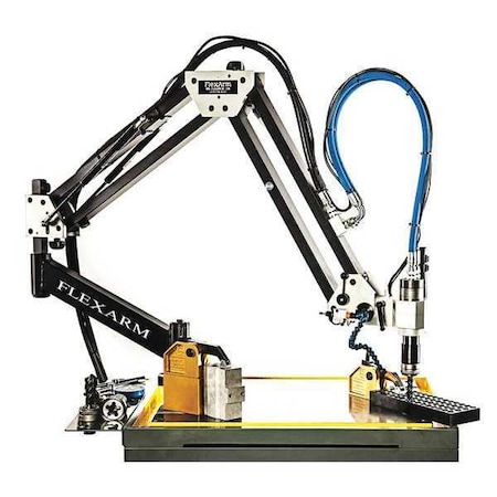 Tapping Arm Hydraulic 110V 100 420 rpm by USA Flexarm Pneumatic Tapping Tools