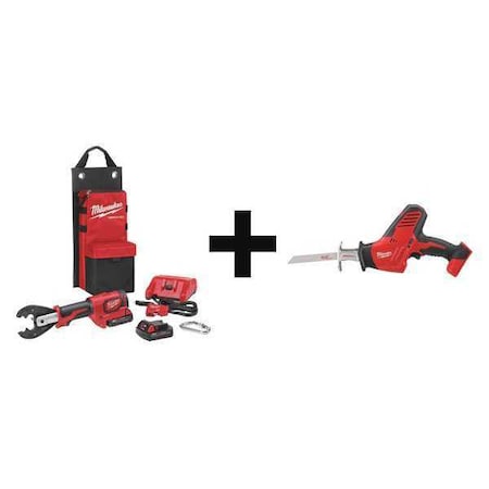 Battery Operated Crimping Tool Kit 18.0V by USA Milwaukee Cable & Wire Crimping Tools