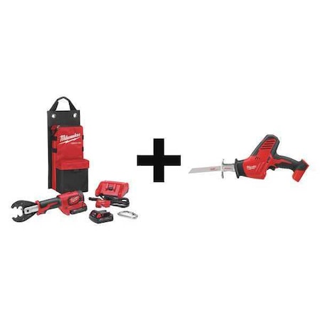Battery Operated Crimping Tool Kit 18.0V Type 2678 22O 2625 20 by USA Milwaukee Cable & Wire Crimping Tools