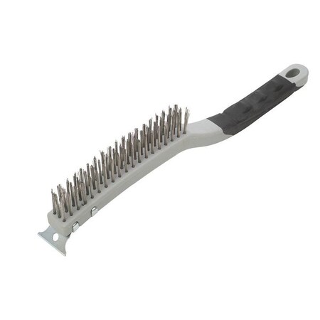 Wire Brush Scraper SS 14" PK6 Min. Qty 6 by USA Warner Putty & Joint Knives Spatulas Scrapers
