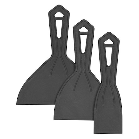 Putty Knives Set Plastic 3 pcs. PK15 Min. Qty 15 by USA Warner Putty & Joint Knives Spatulas Scrapers