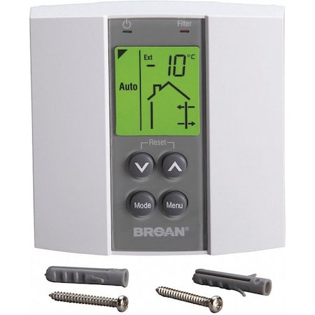 Wall Control Programmable LCD Display by Broan in US