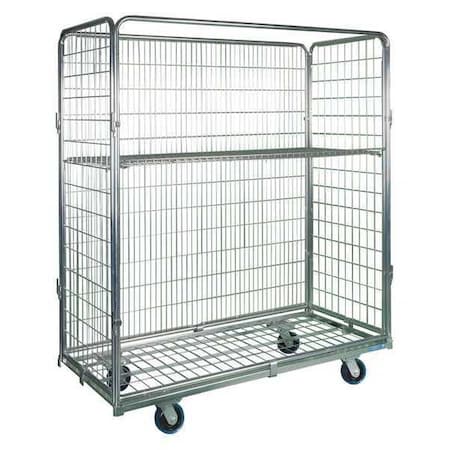 Rolling Cart 63"x28"x72" Open Front by USA Nashville Wire Rolling & Combination Cabinets & Carts