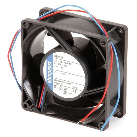 3-5/8" Square Axial Fan 12VDC Model 3212JH by Ebm-Papst in US