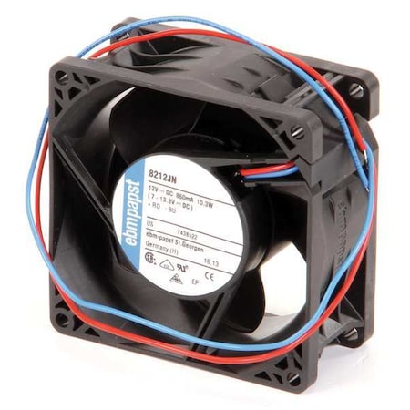 3-1/7" Square Axial Fan 12VDC by Ebm-Papst in US