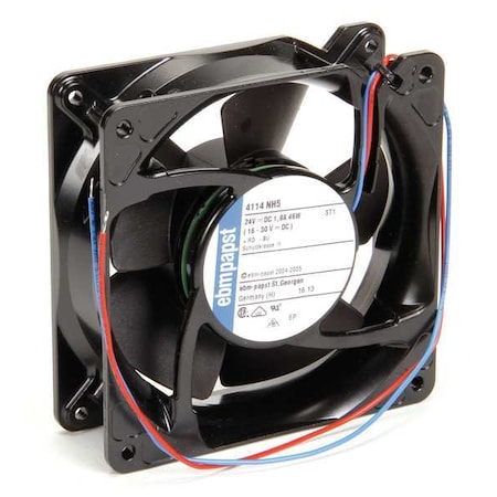 4-11/16" Square Axial Fan 24VDC Model 4114NH5 by Ebm-Papst in US