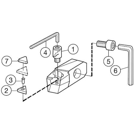 DRILLING CARTRIDGE Type 430.22S/14 by USA Sandvik Coromant Spade Blades & Indexable Drill Inserts