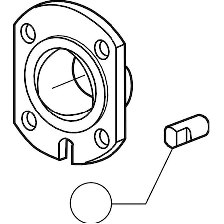 SLEEVE Type 5252 010 03 by USA Sandvik Coromant Turning Tool Parts