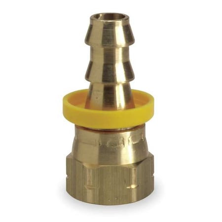 Hose Fitting 1/4 In. ID 7/16" 20 UNF by USA Value Brand Pneumatic Push On Hose Fittings