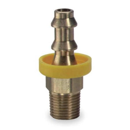 Hose Fitting 1/4 In. ID 1/8" 27 (M)NPT by USA Value Brand Pneumatic Push On Hose Fittings