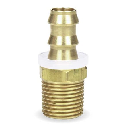 Hose Fitting 1/2 In. ID 1/2 14 (M)NPT Type 5A255 by USA Value Brand Pneumatic Push On Hose Fittings