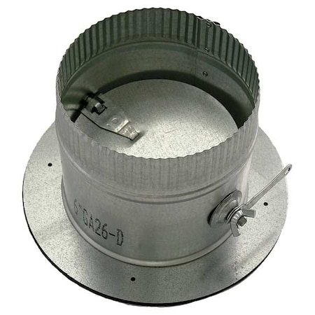 5" Round Take-Off Collar w/ Damper 26 ga. by Greenseam in US