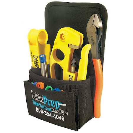 Communications Tool Kit No. of Pcs. 5 Type PIK 659HPT by USA Cable Prep Wire Strippers Crimpers Cable Slitters