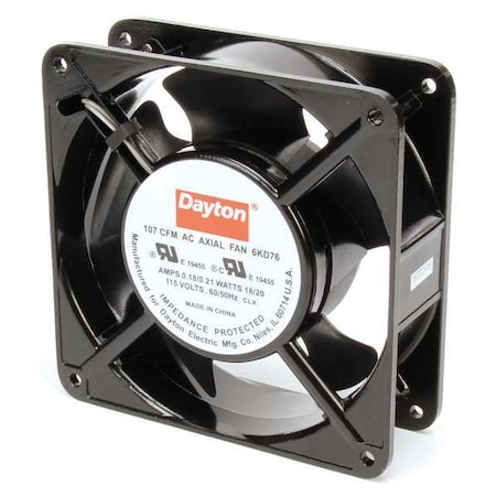 4-11/16" Square Axial Fan 115VAC Model 6KD76 by Dayton in US