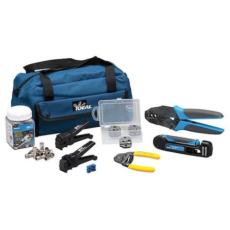Communications Tool Kit No. of Pcs. 10 Type 33 410 by USA Ideal Wire Strippers Crimpers Cable Slitters